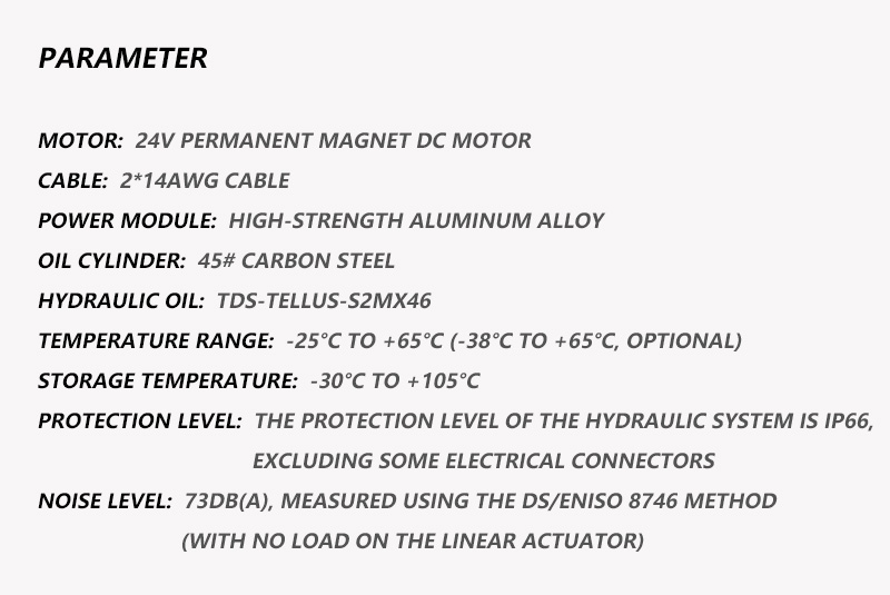 Electro-Hydraulic Linear Actuator