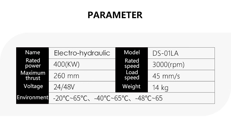 Electro-Hydraulic Linear Actuator