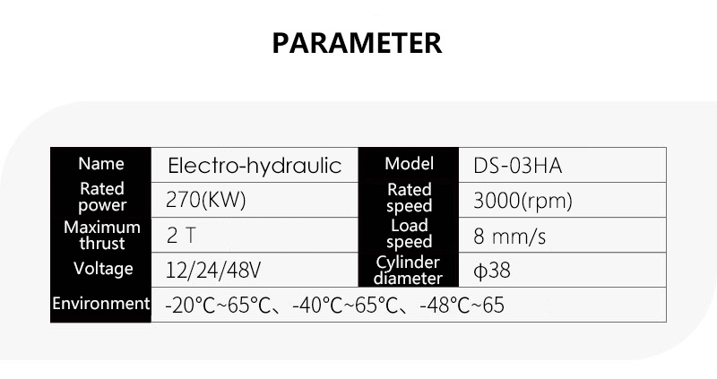 Electro-Hydraulic Linear Actuator