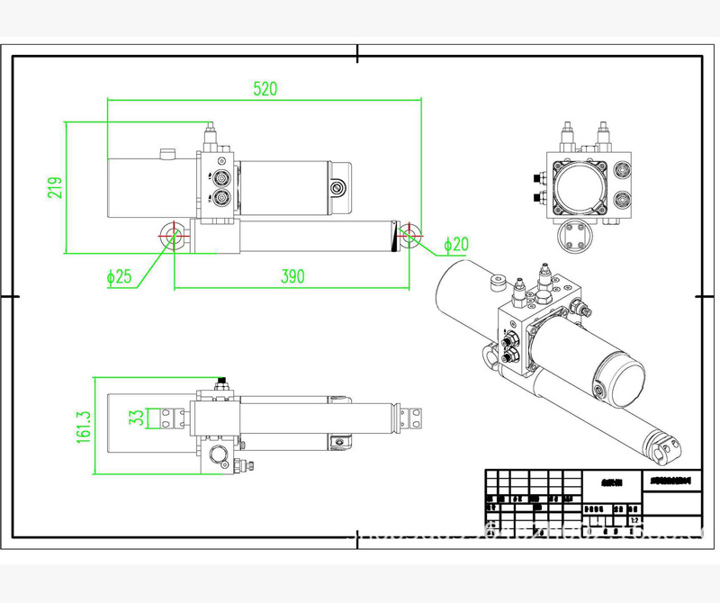 Electro-Hydraulic Linear Actuator